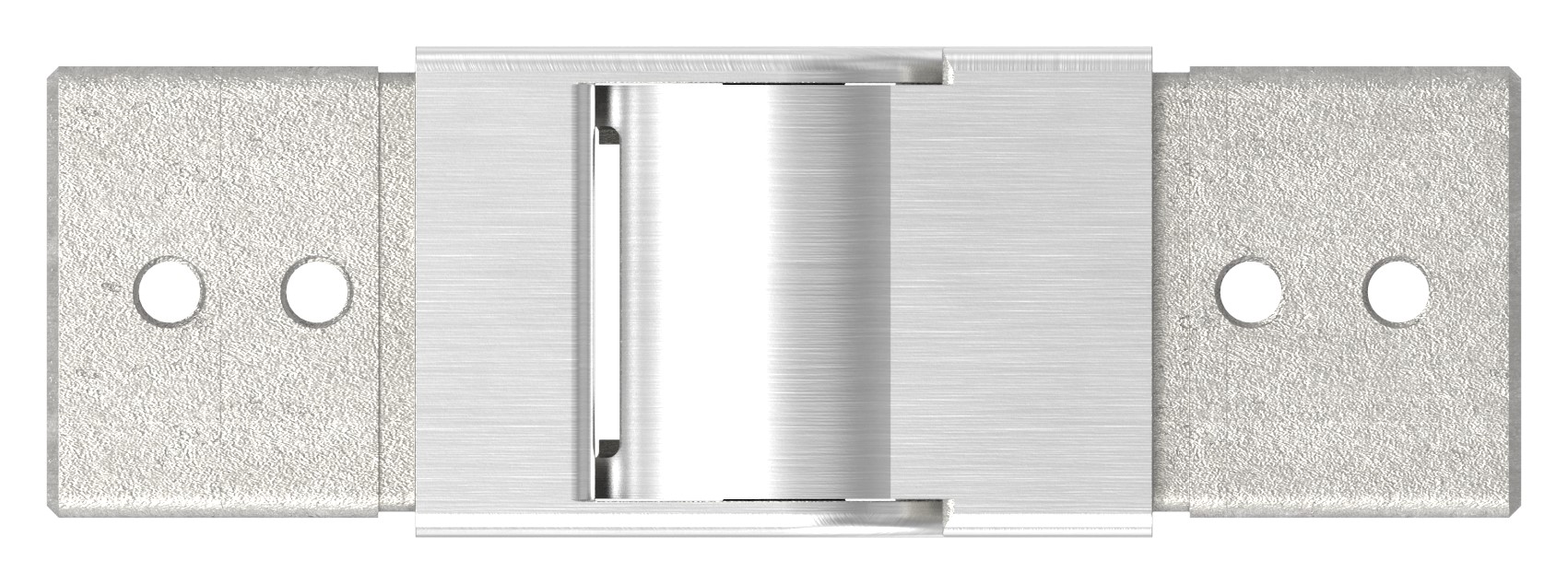 Verbinder flexibel für Quadratnutrohr 40x40mm, V4A