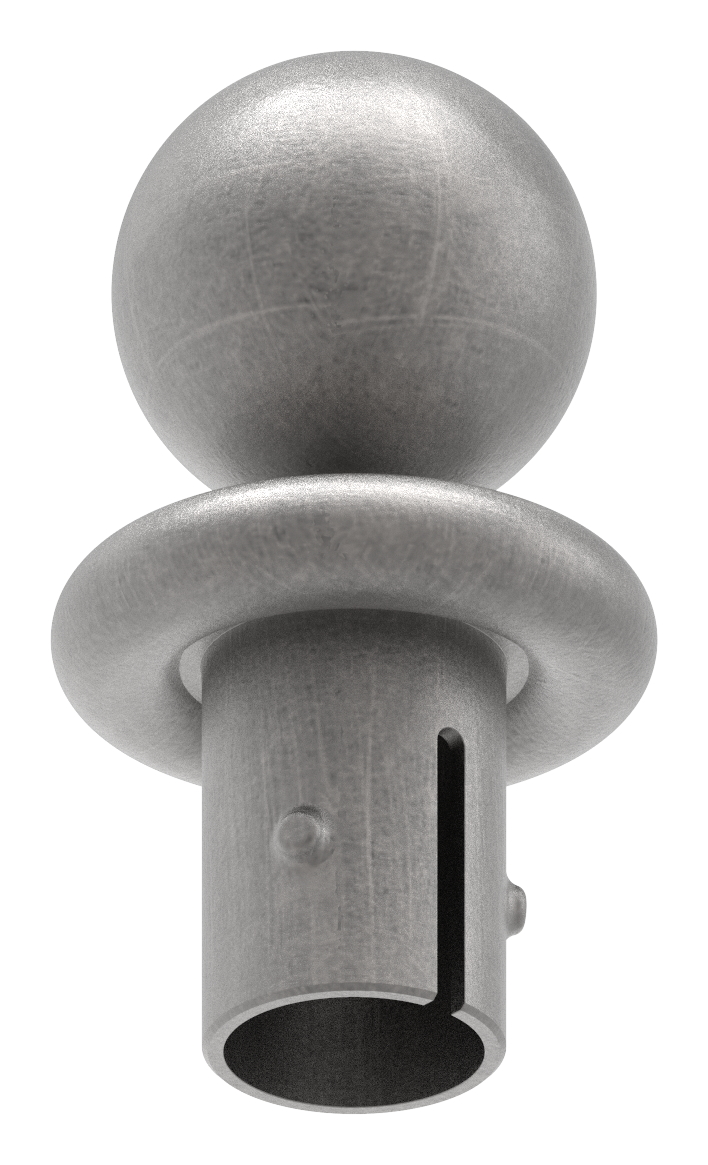 Kugelrohrknopf Eisen für 33,7mm