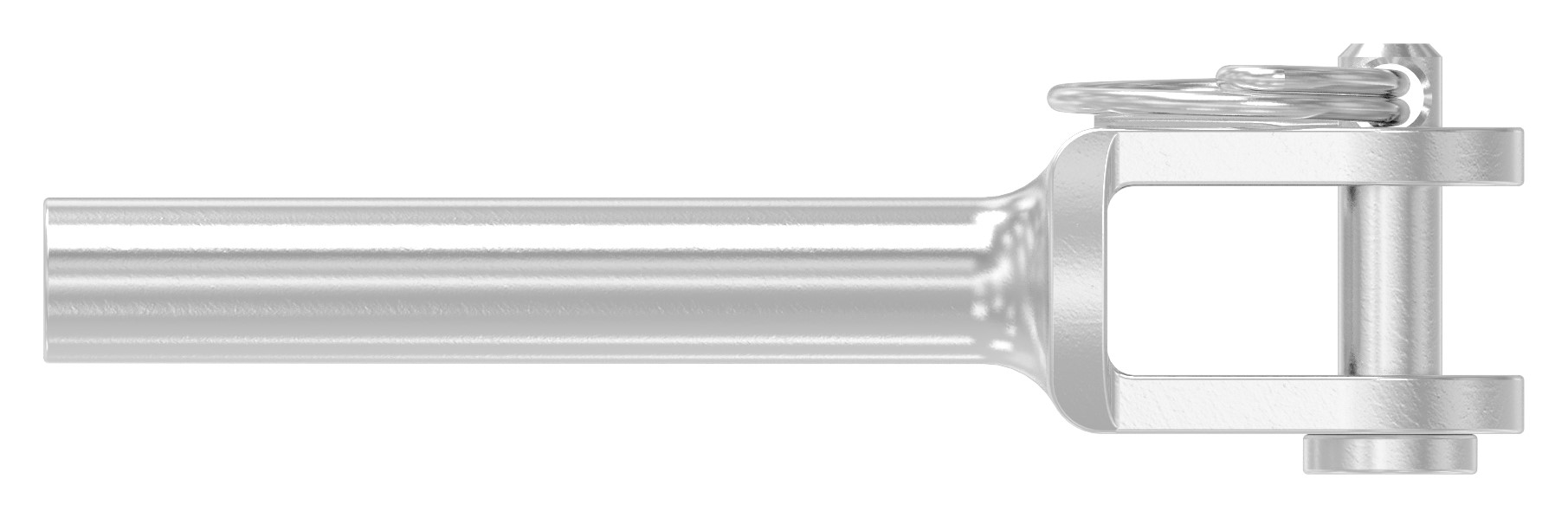 Gabelterminal mit Innengew. M4 links, V4A