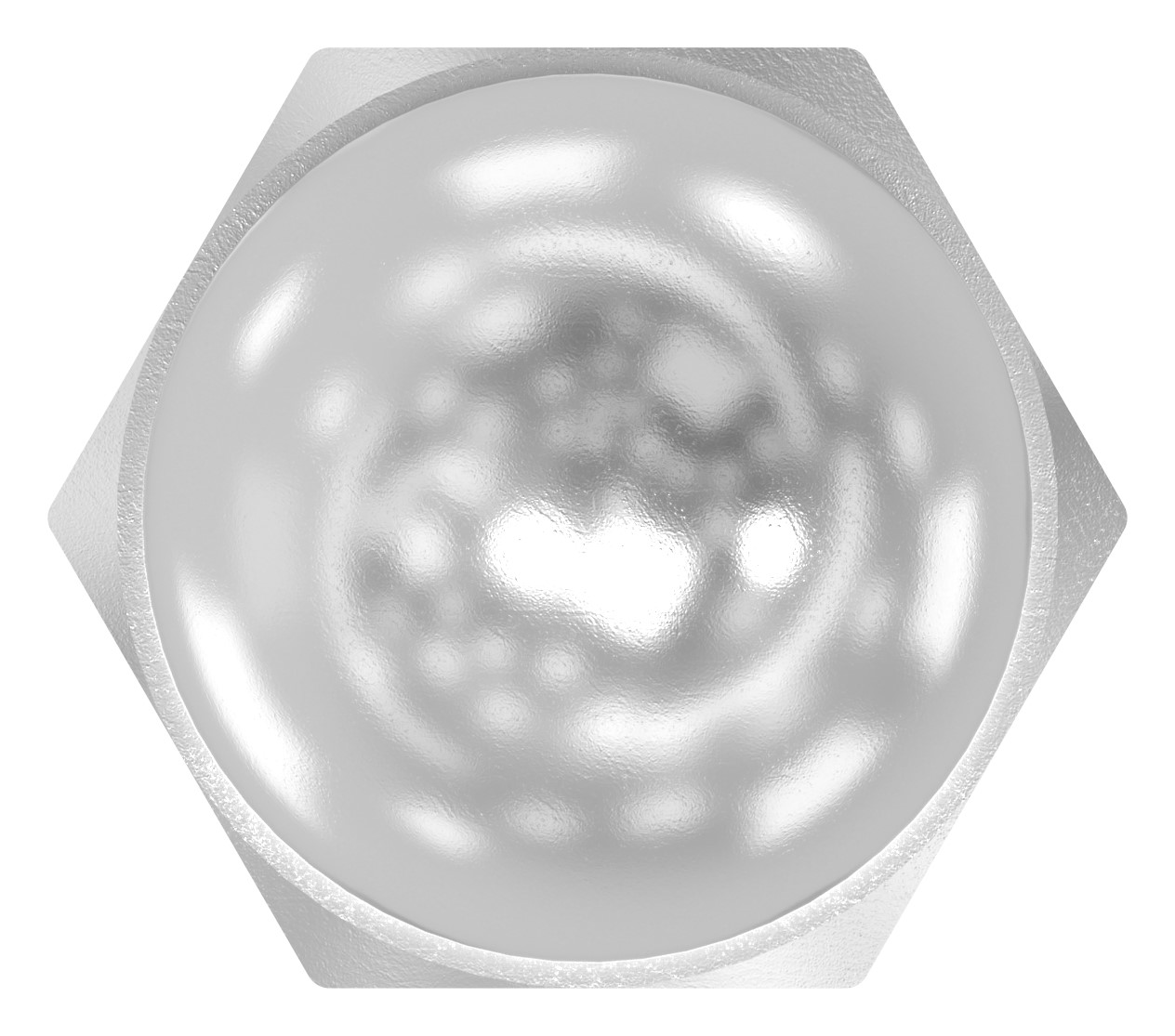 Sechskant-Hutmutter M12, DIN 1587, V2A