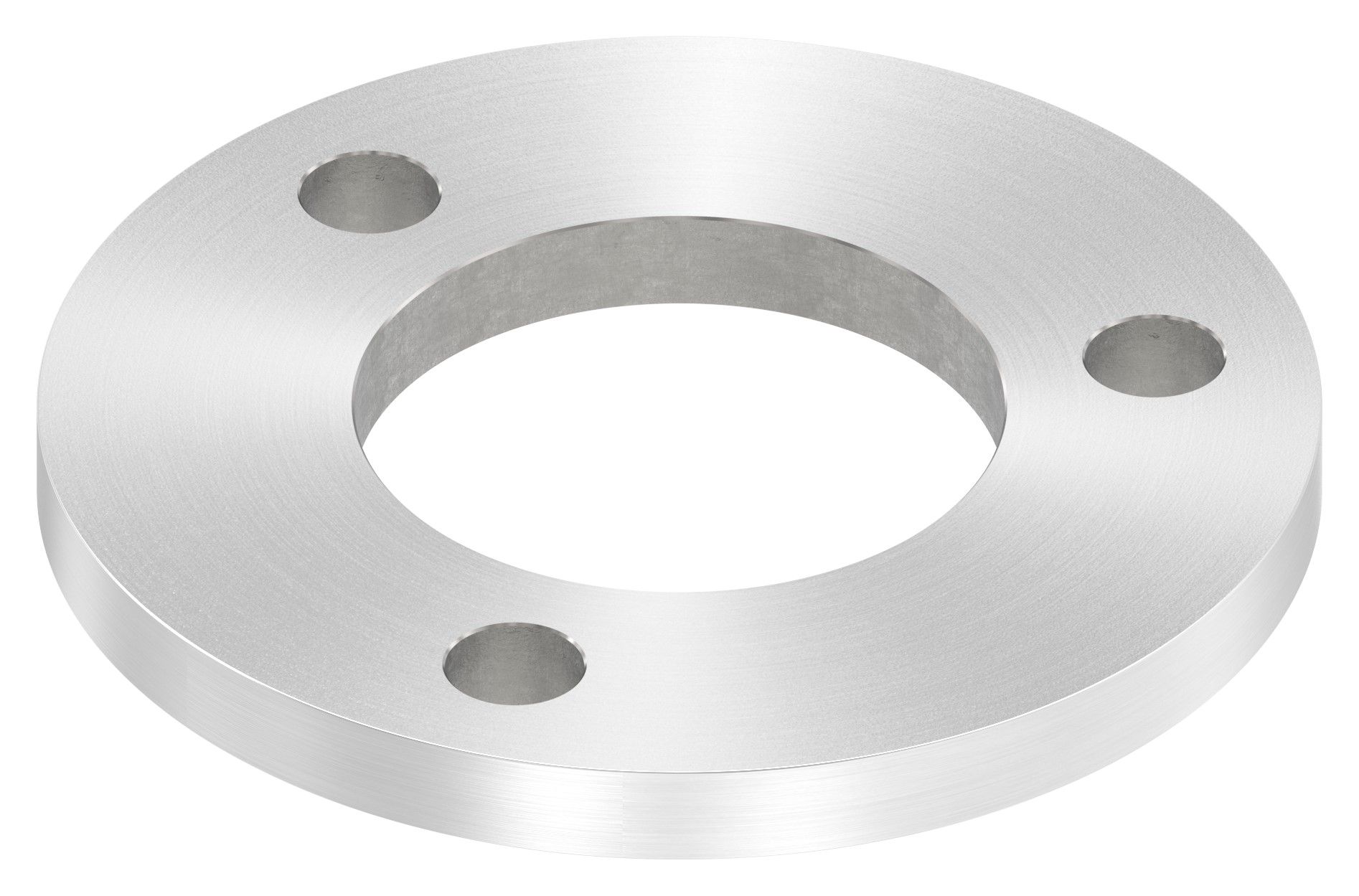 Ankerplatte Ø 120x10mm, mit Rundschliff, V2A