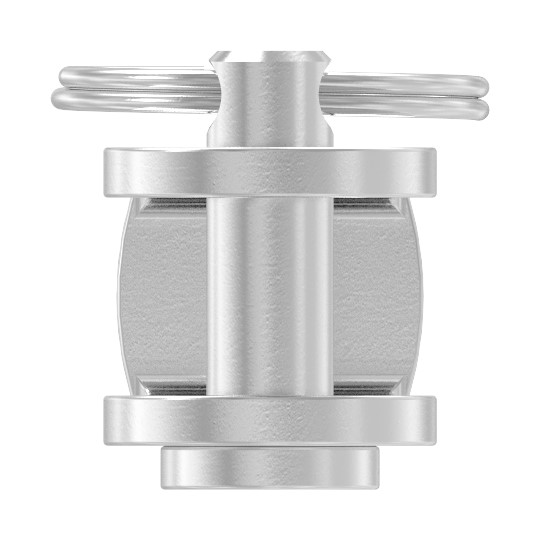 Gabelterminal mit Außengew. M6 links, V4A