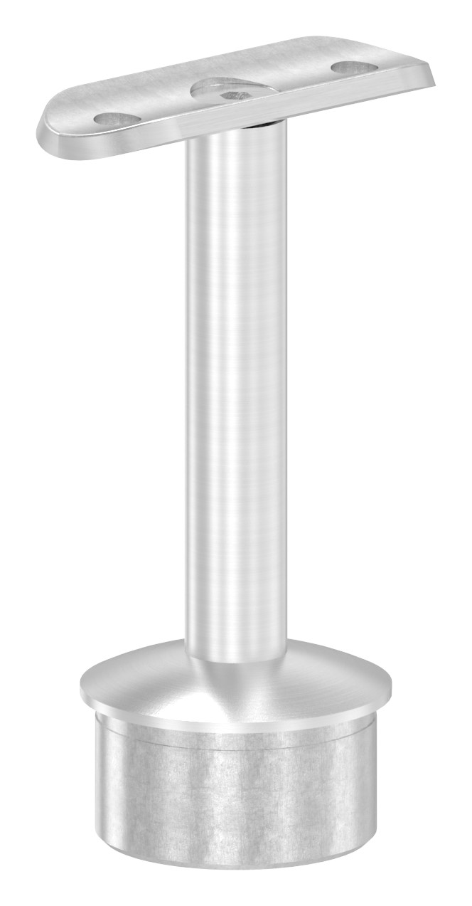 Rohrabschlussstopfen für Rohr 42,4x2,0mm, Handlaufanschlussplatte: 42,4mm, V2A