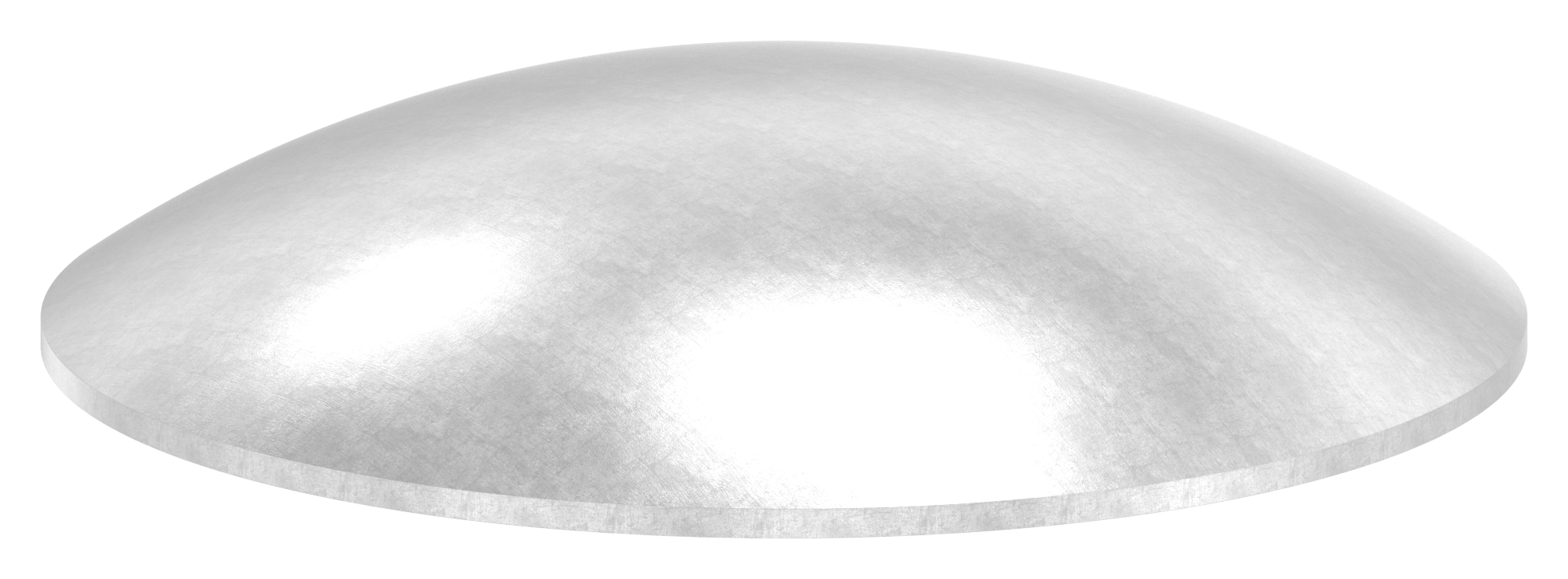 Gewölbte Schale Ø 120x2,5mm, H: 22mm, V2A