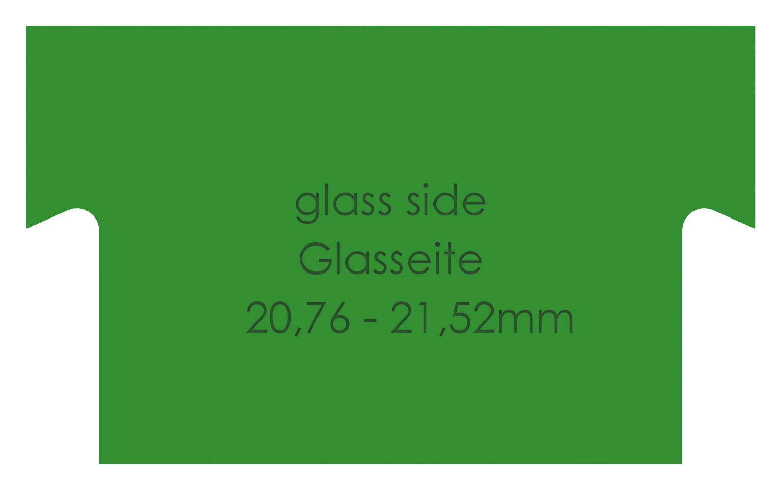 Keil (grün) für Montage-Set 80502-GU