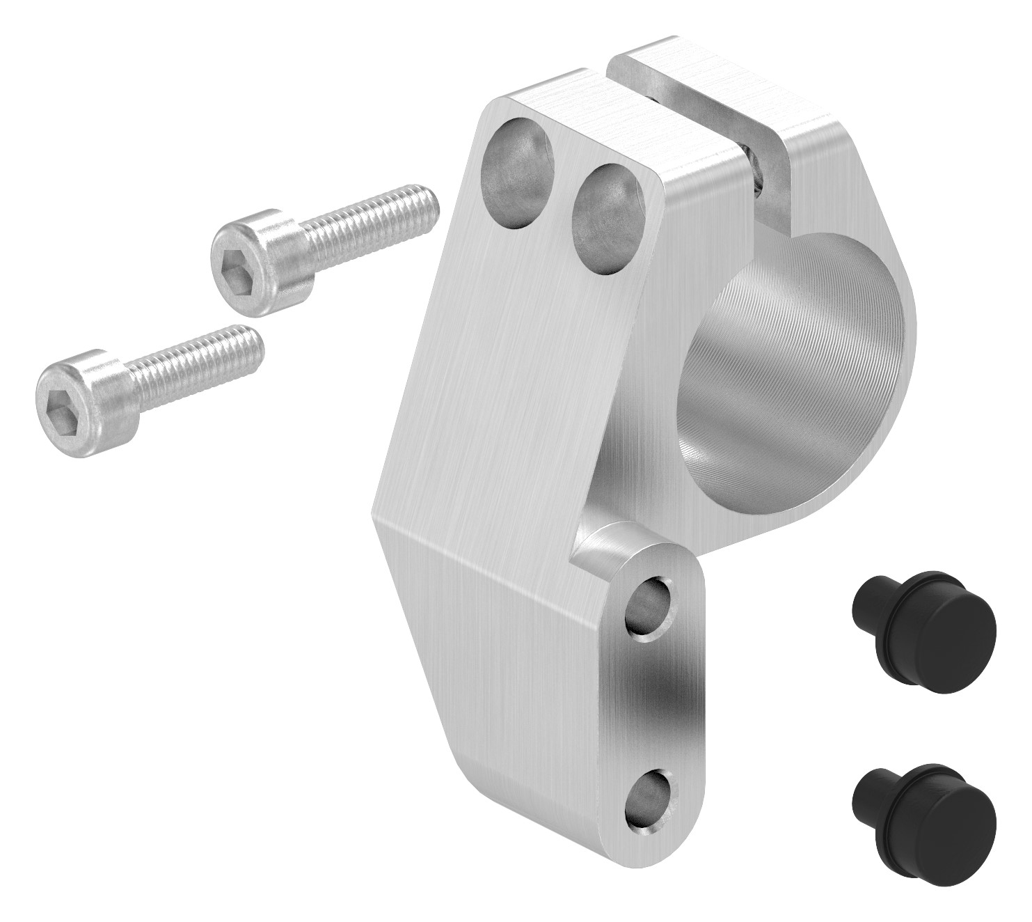 Stopper links für Einzelrollwägen, V2A