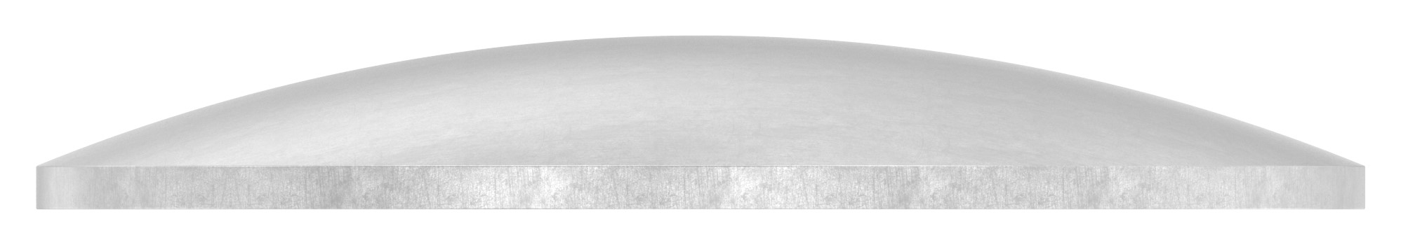 Gewölbte Schale Ø 76x2,5mm, H: 13mm, ungeschliffen, V2A