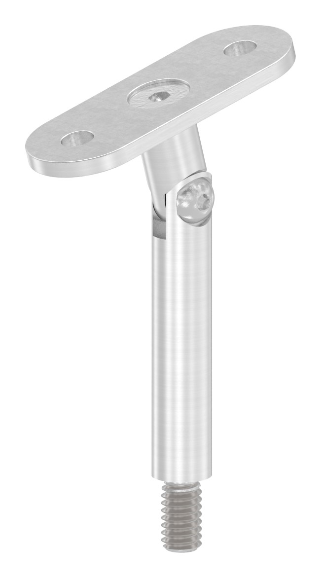 Gelenkstift Ø 12mm mit gerader Handlaufanschlussplatte, V2A