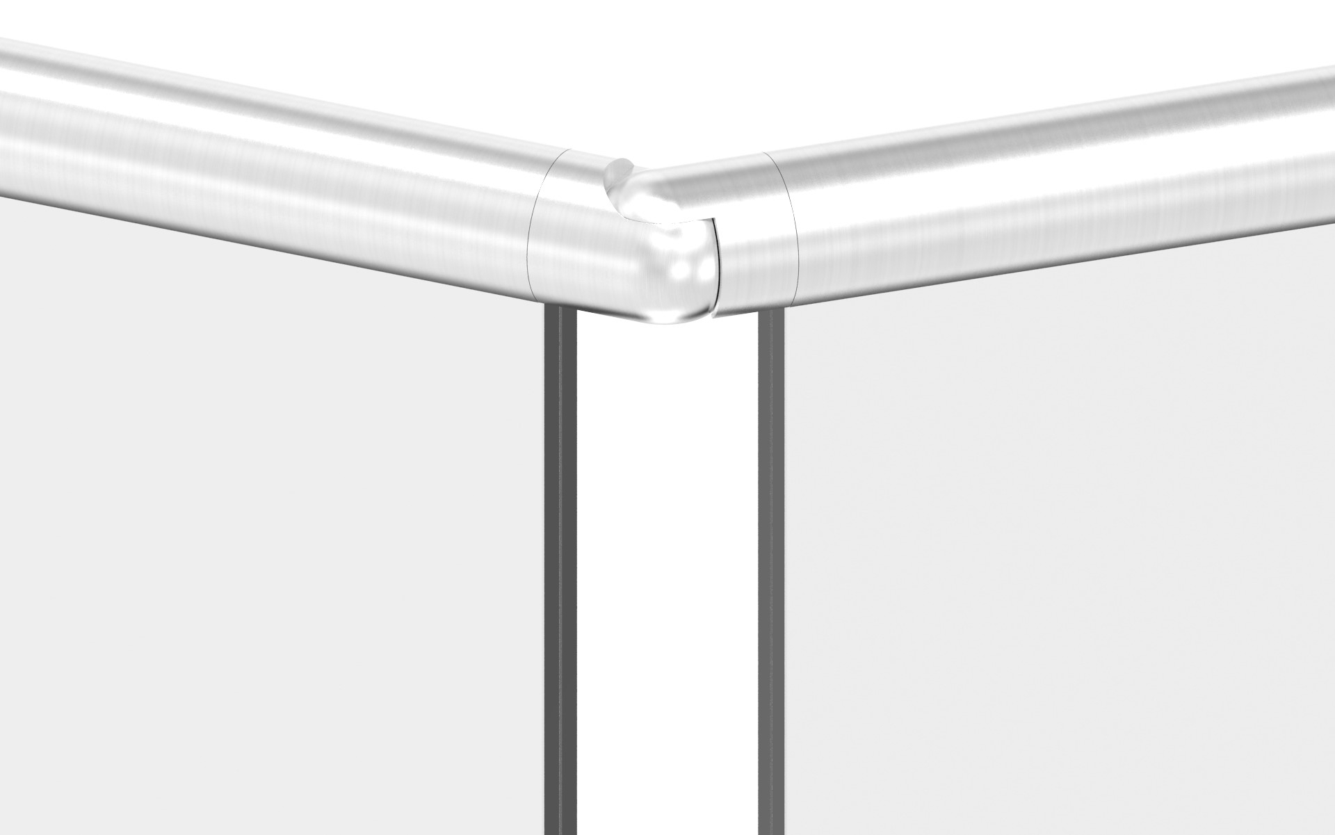 Verbinder flexibel für Nutrohr 42,4mm, V4A