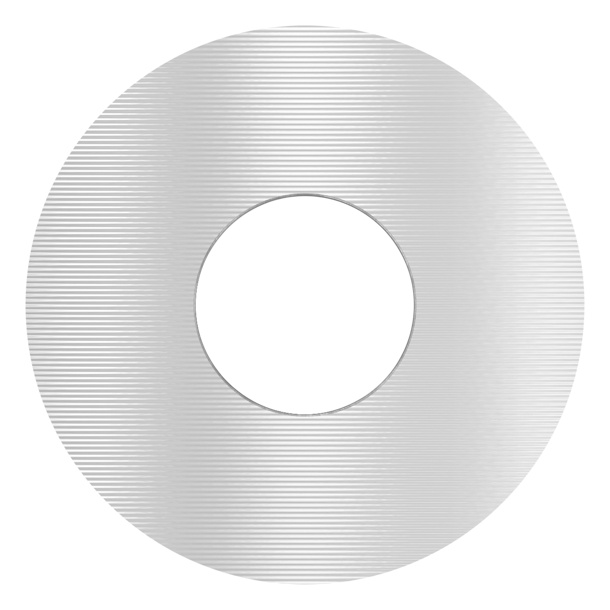 Ausgleichsstück für Rohr 48,3mm, Ø 18mm, mit Bohrung 7mm, V2A