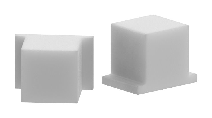 Montage-Set Glas 21,52mm eleganza canopy, für L: 1805mm