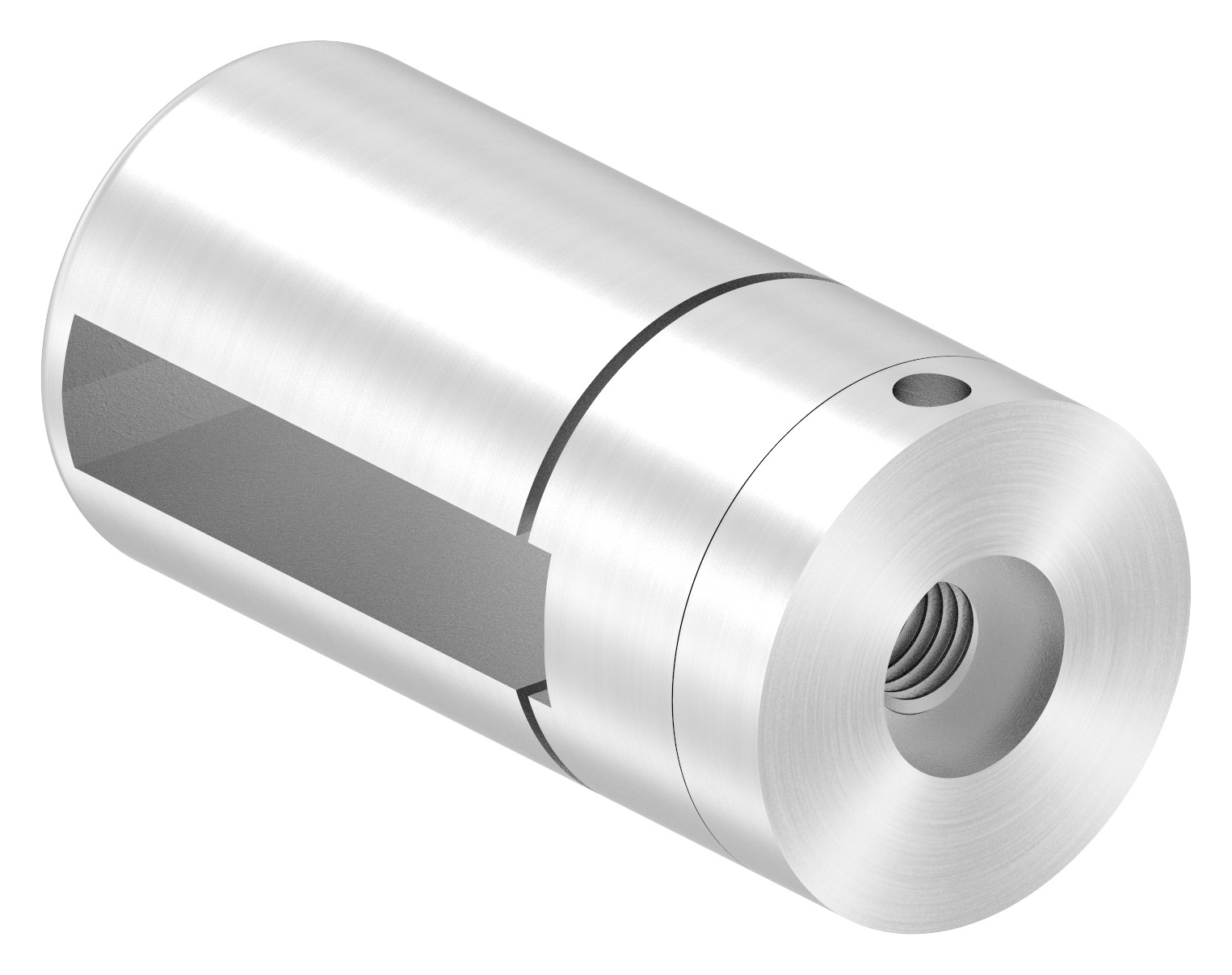 Brenk Grundhalter für Flachstäbe 40x8mm, ALU