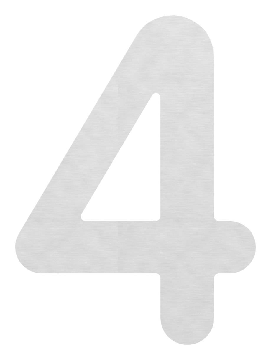 Hausnummer 4 - "groß", V2A