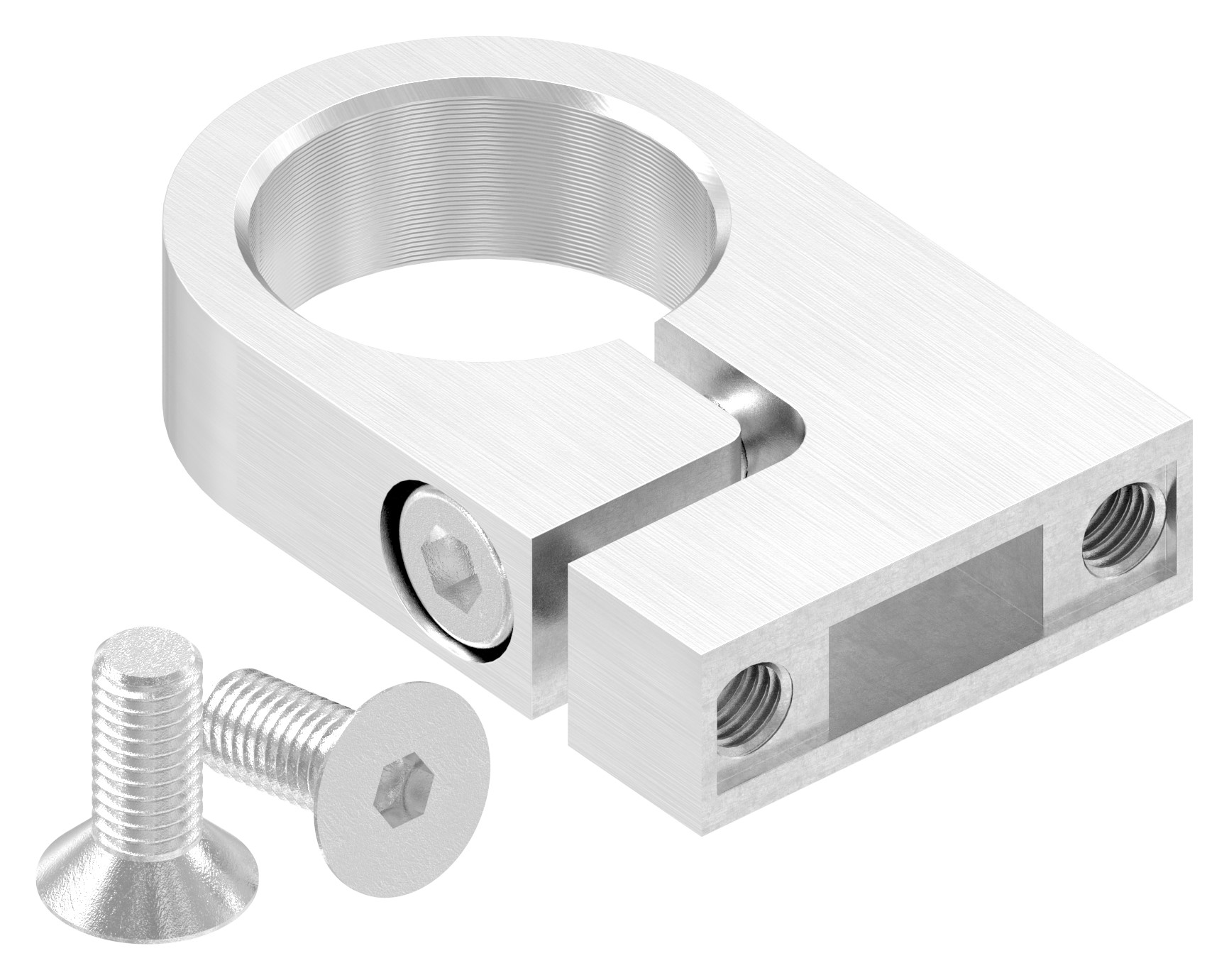 Spannring für Rohr 33,7mm, V2A