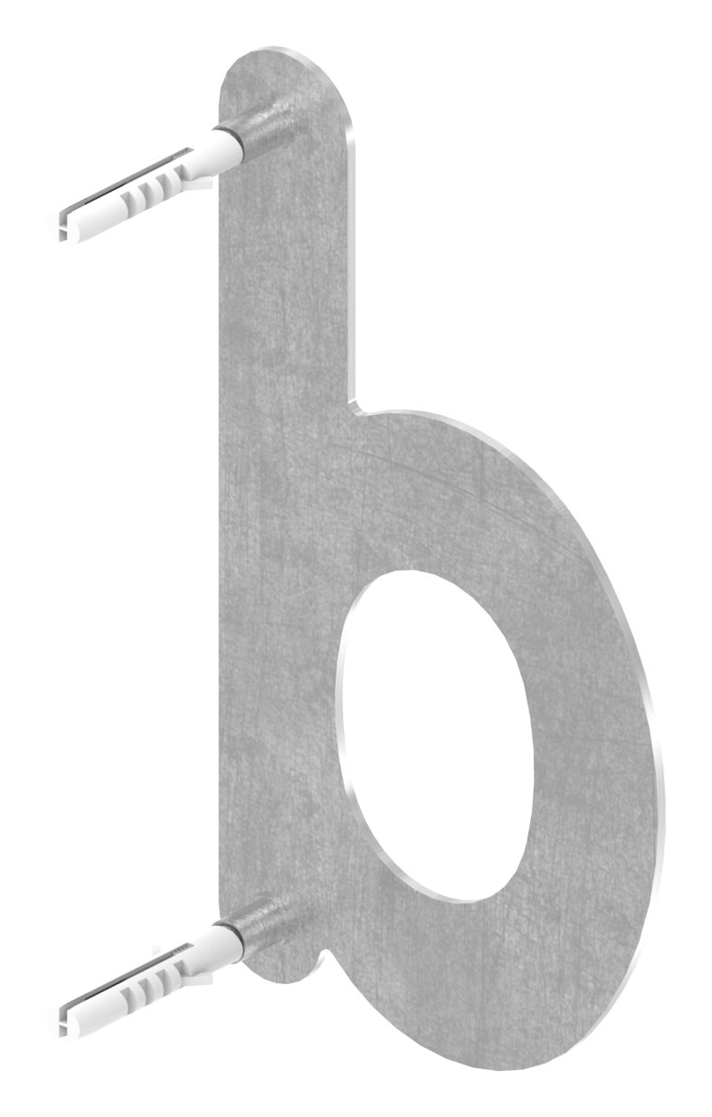 Hausnummer d - "klein", V2A