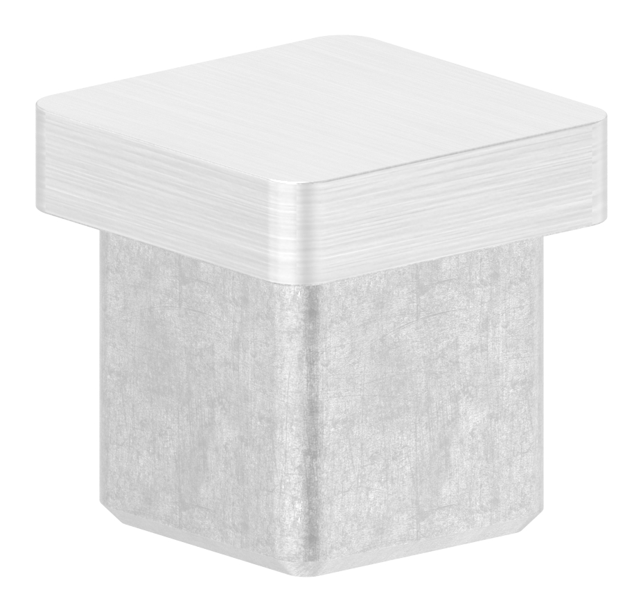 Einsteckkappe, für Rohr 20x20x2,0mm, V4A