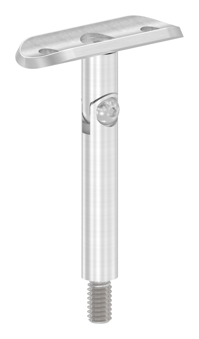 Gelenkstift Ø 12mm mit Handlaufanschlussplatte 33,7mm, V2A