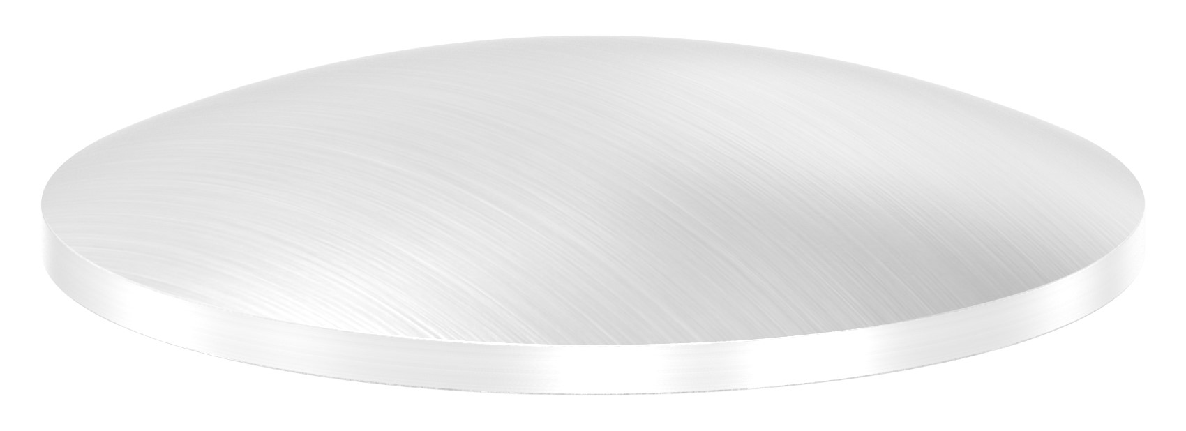Gewölbte Schale Ø 42,4x2,0mm, H: 7mm, V2A