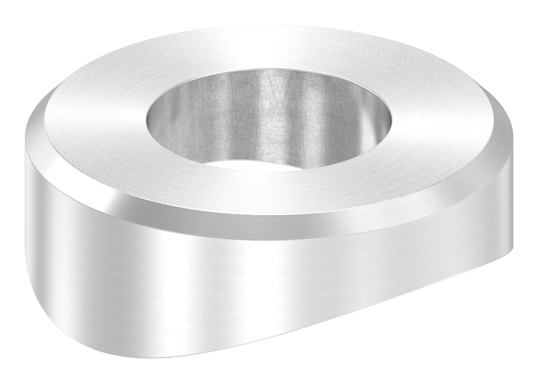 Ausgleichsstück (ohne Senkung) für Rohr 42,4mm, Ø 25mm, V2A