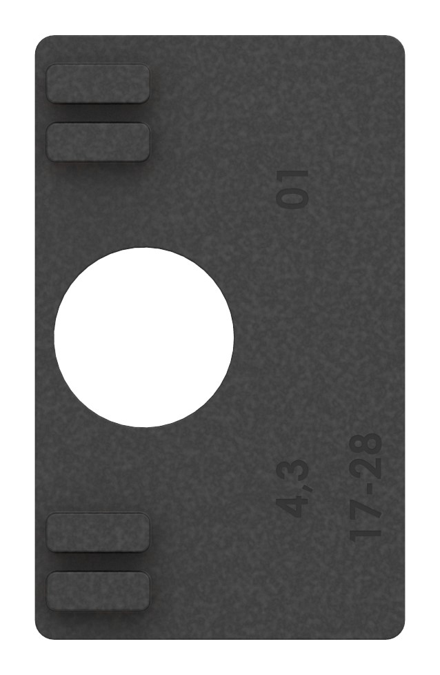 Gummi für Mod. 31, VSG-Glas 6,76mm Gummi für Mod. 31, VSG-Glas 6,76mm