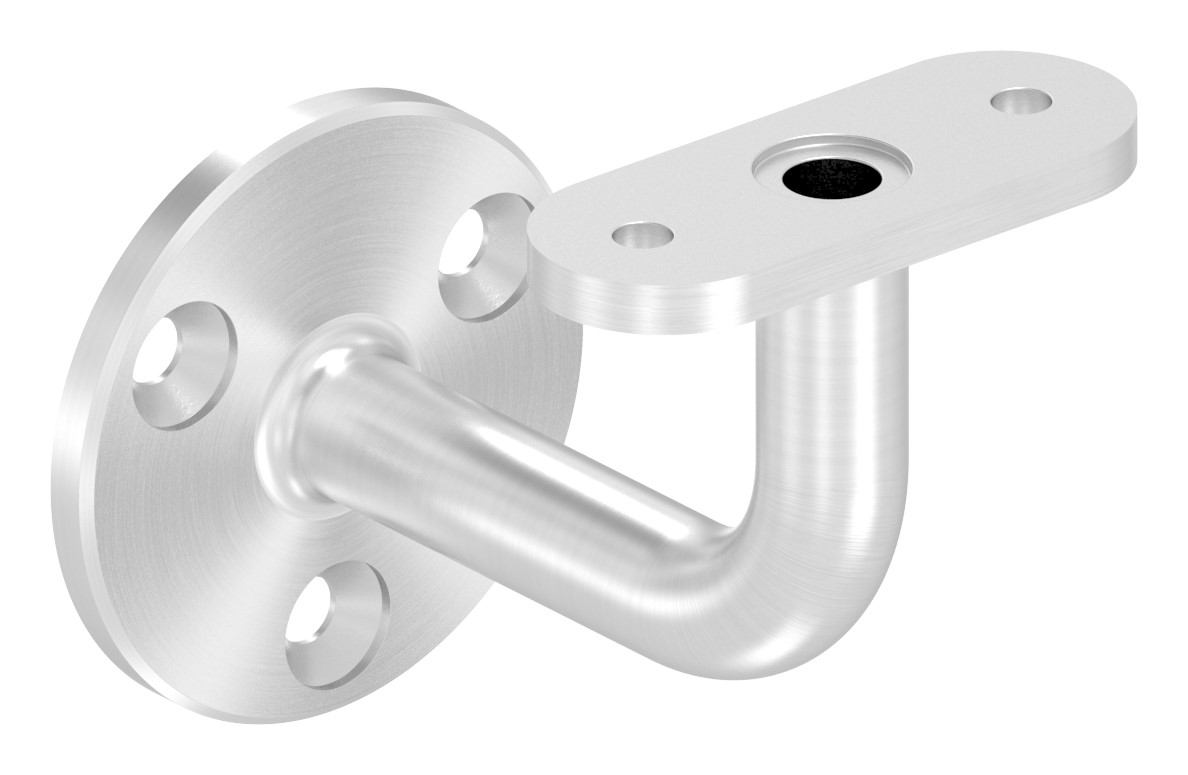 Handlaufhalter mit Kabeldurchführung für LED Handläufe, V2A