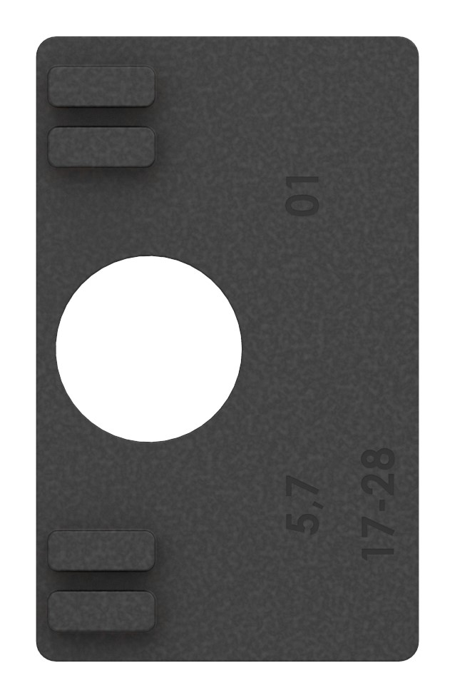 Gummi für Mod. 31, Blech 4mm Gummi für Mod. 31, Blech 4mm