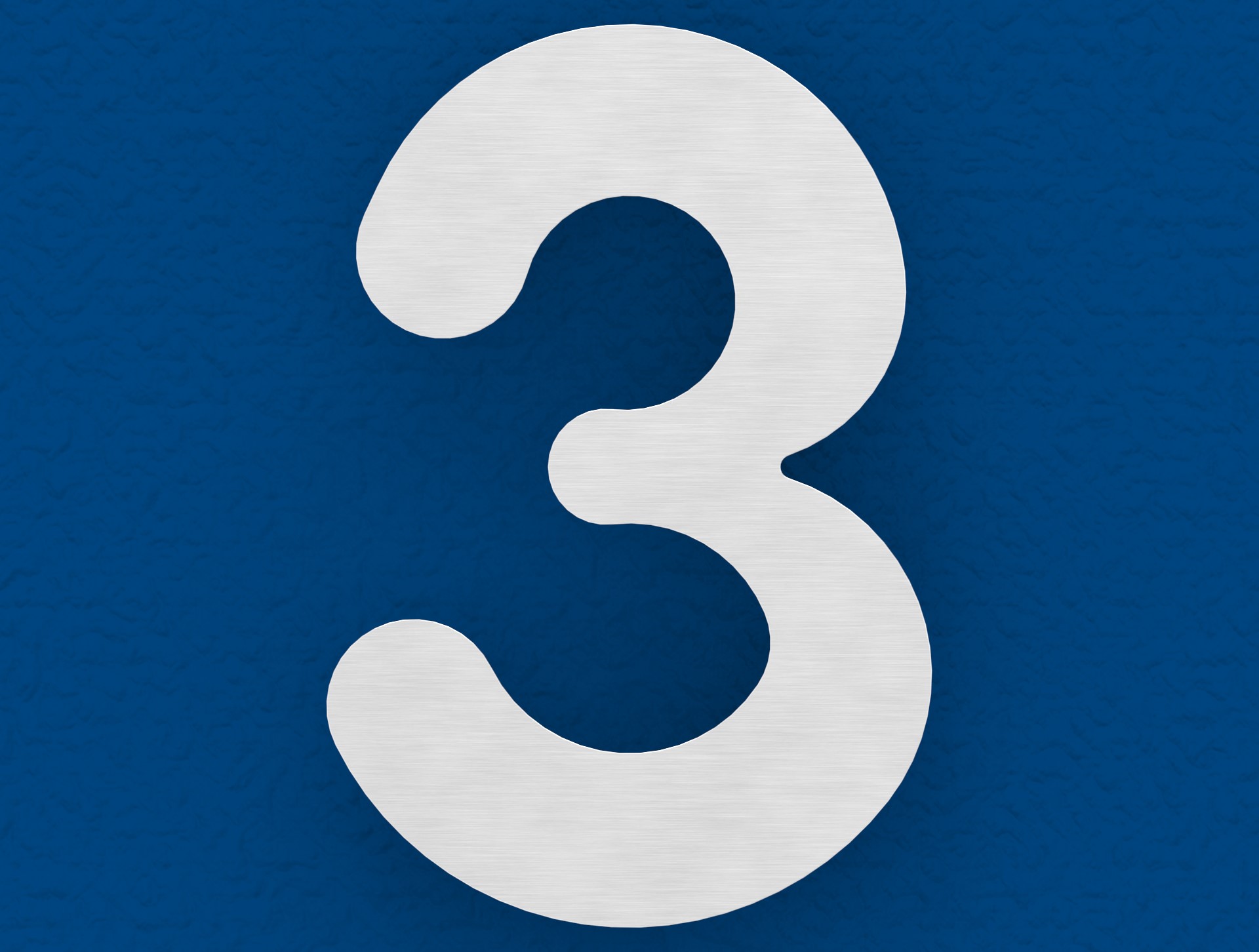 Hausnummer 3 - "klein", V2A