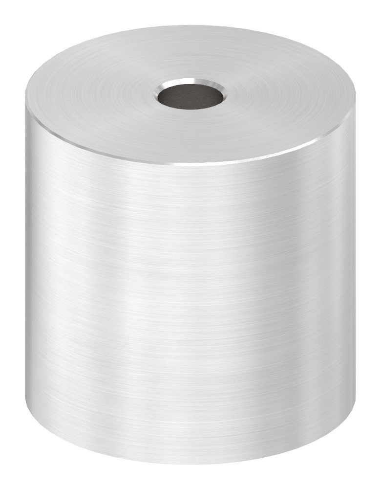 Unterteil Ø 40mm, mit Durchgangsbohrung , t: 40mm, V2A