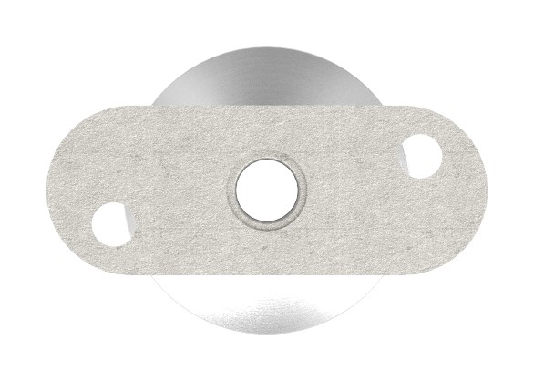 Rohrabschlussstopfen mit Stift für LED Handlauf, V4A