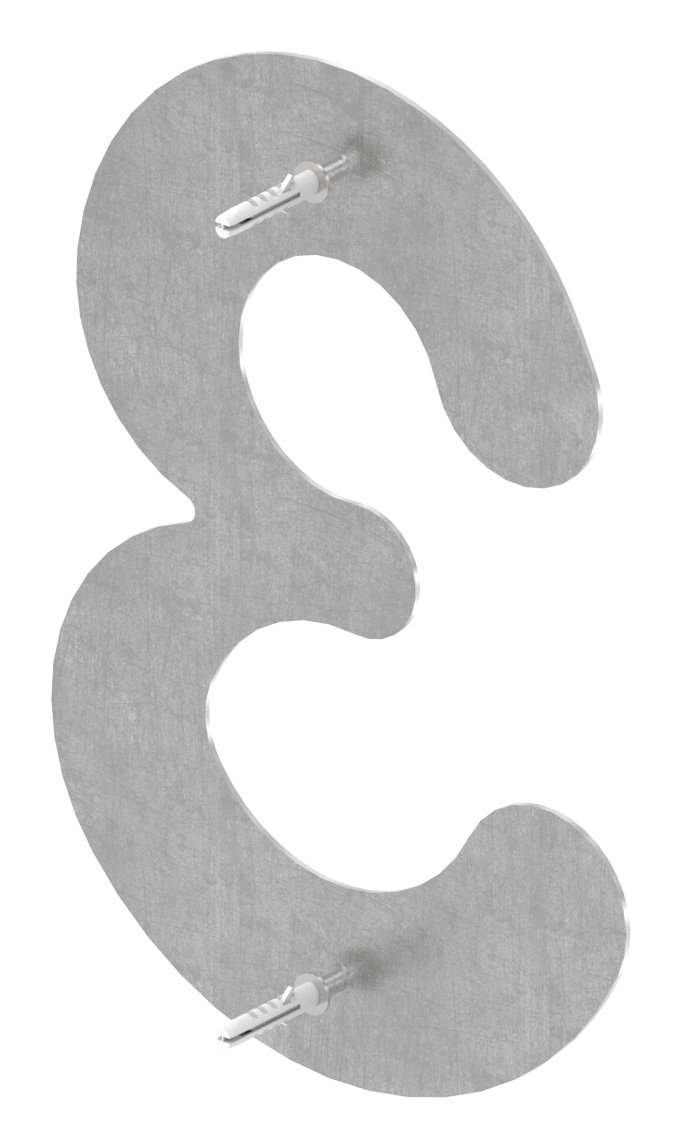 Hausnummer 3 - "groß", V2A