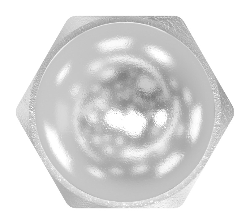 Sechskant-Hutmutter M6, DIN 1587, V2A