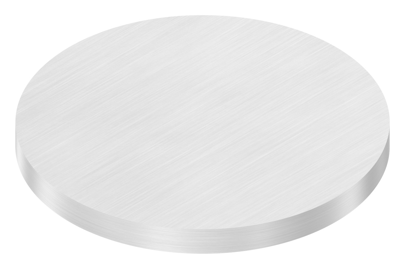 Ronde Ø 100x8mm, mit Längsschliff, V2A
