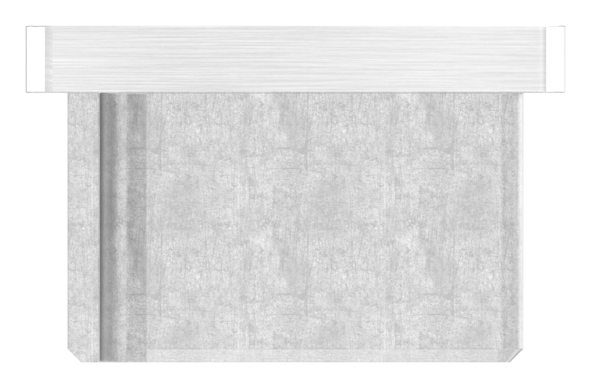 Einsteckkappe, für Rohr 60x40x3,0mm, V2A