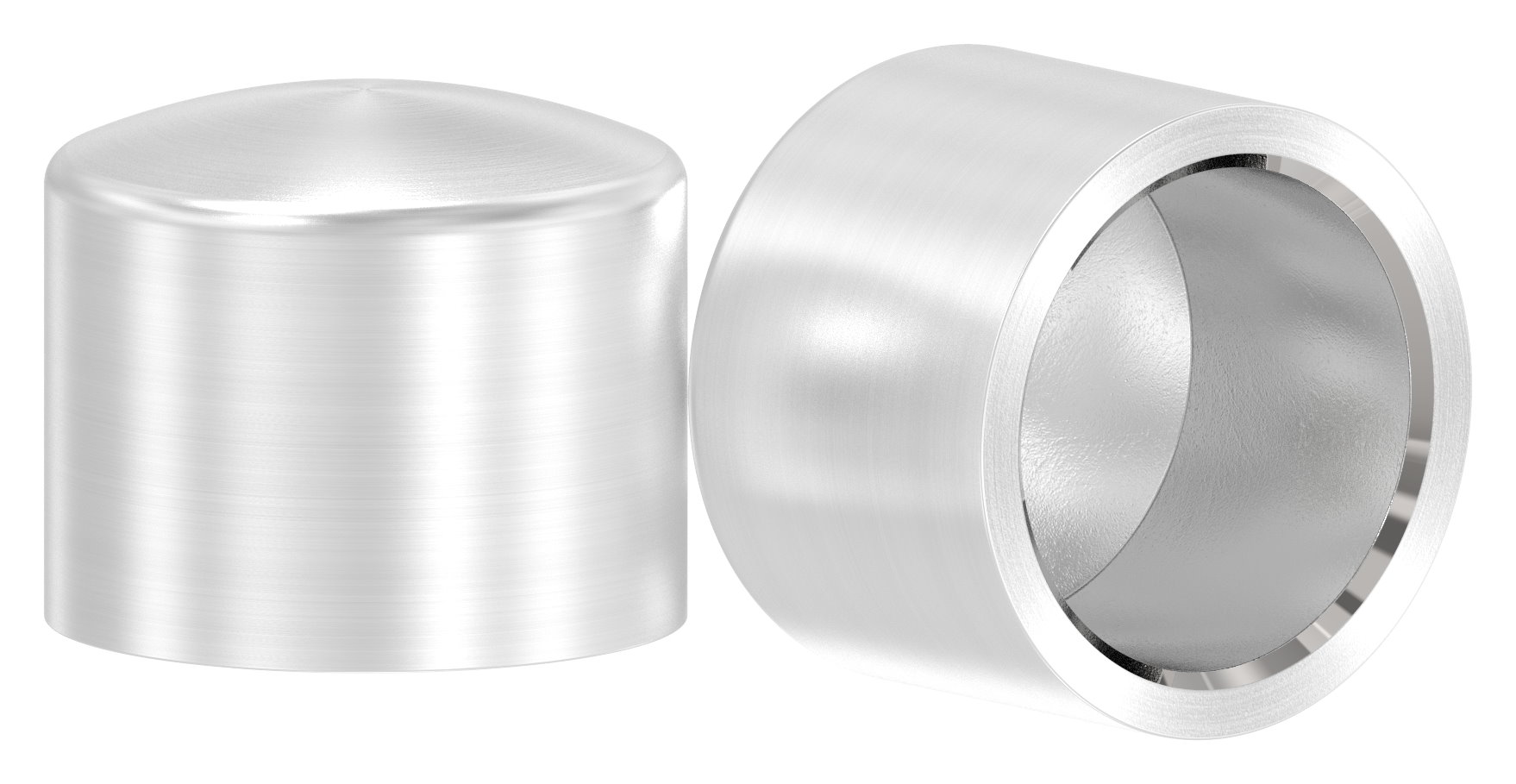 Endkappe für 14mm Rundmaterial, V2A