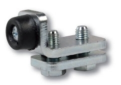 Endstopper für Hängetorlaufschienen, Edelstahl V2A