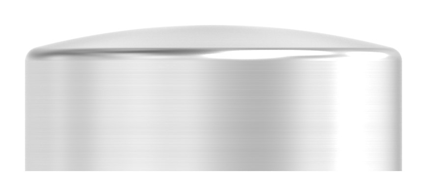 Endkappe zum Überstecken für Rohr 48,3mm, V2A
