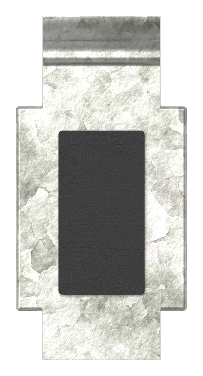 Sicherungsplatte für Mod. 14 , VA-Effekt