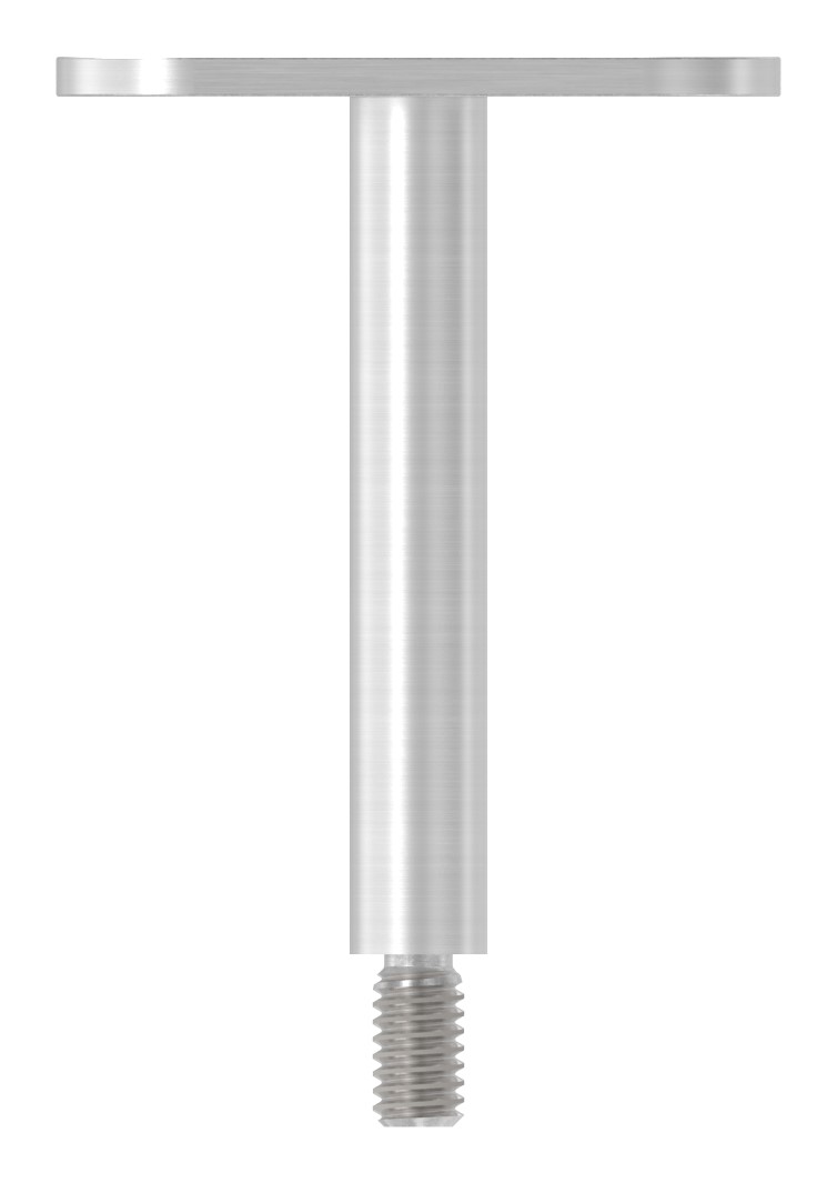 Stift Ø 12mm mit gerader Handlaufanschlussplatte, V2A