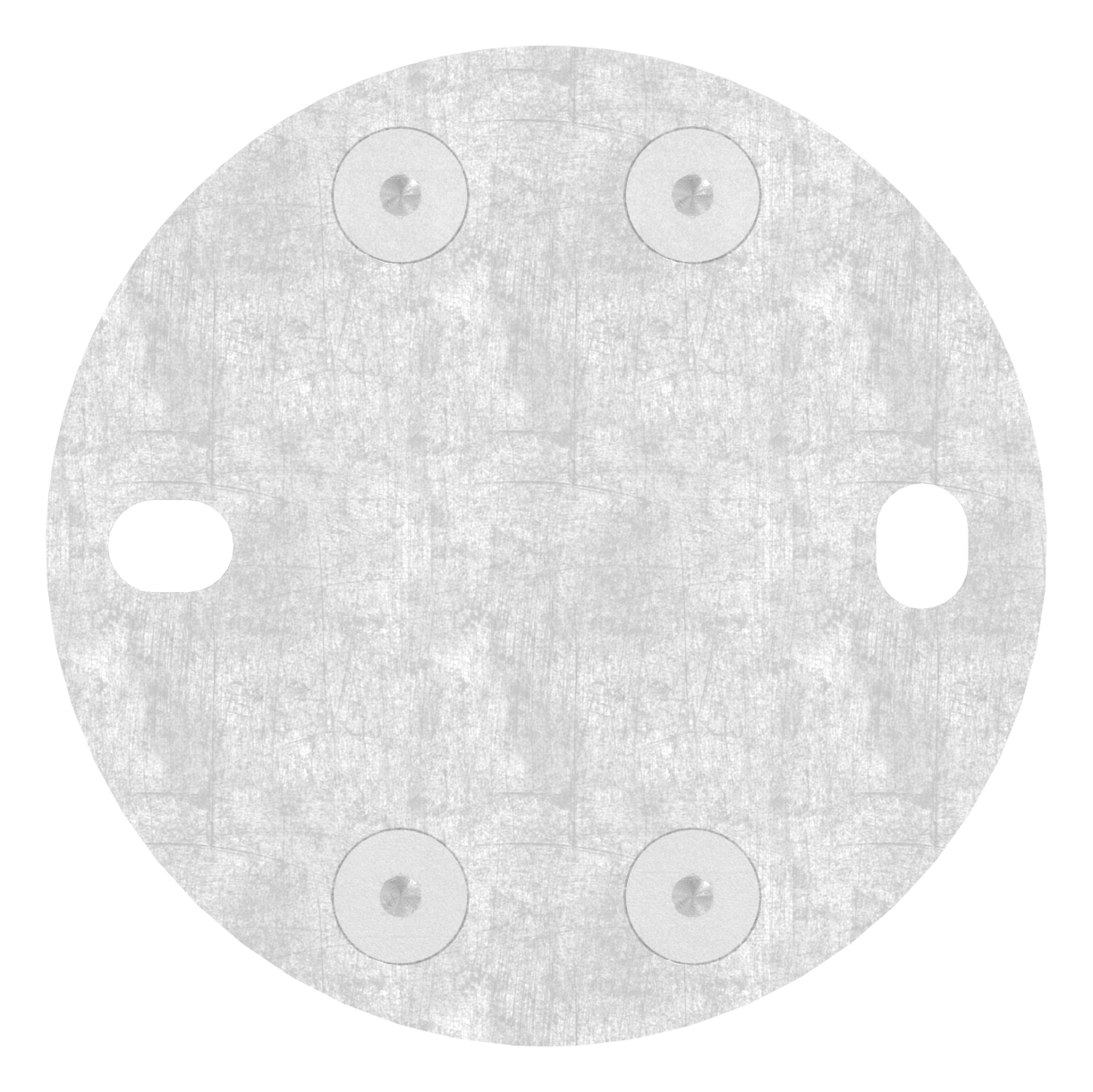 Wandbefestigung für Geländerpfosten 42,4mm, V4A