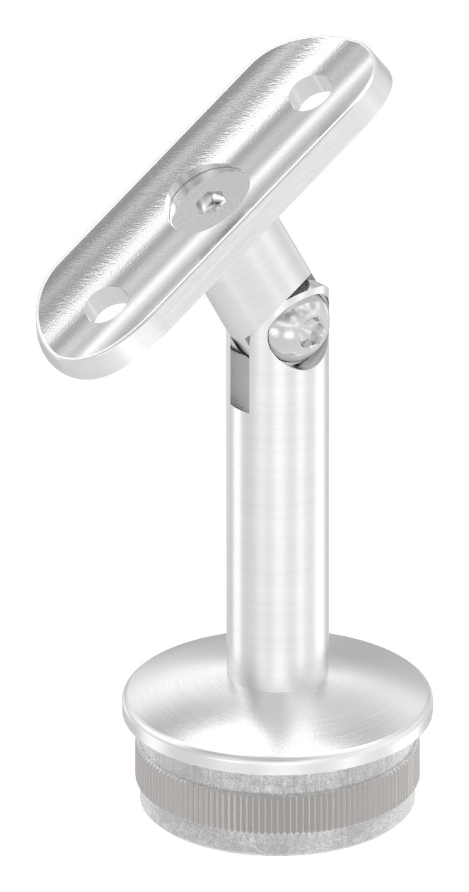 Rohrabschlussstopfen für Rohr 42,4x2,0mm, Handlaufanschlussplatte: 42,4mm, V2A
