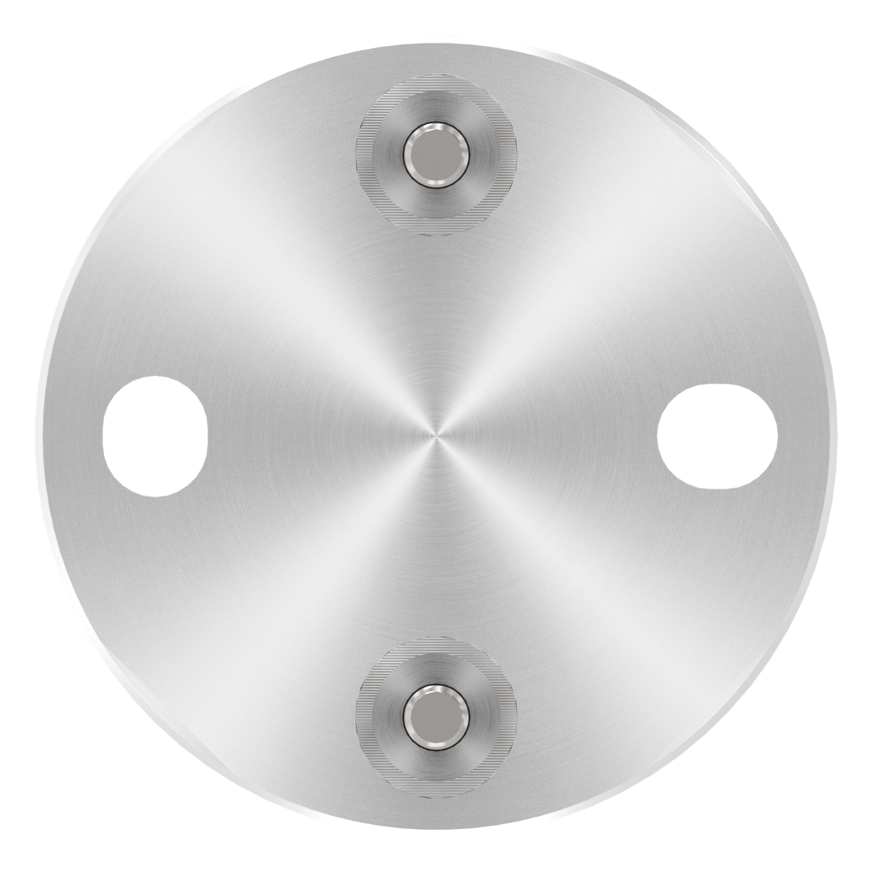 Wandbefestigung für Geländerpfosten 42,4mm, V2A