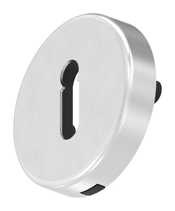 Schlüsselrosette-Paar, für Buntbart, V2A