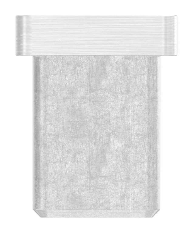 Einsteckkappe, für Rohr 50x20x2,0mm, V2A