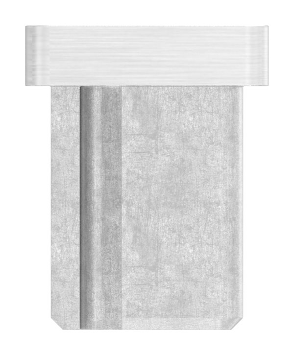 Einsteckkappe, für Rohr 60x20x2,0mm, V4A