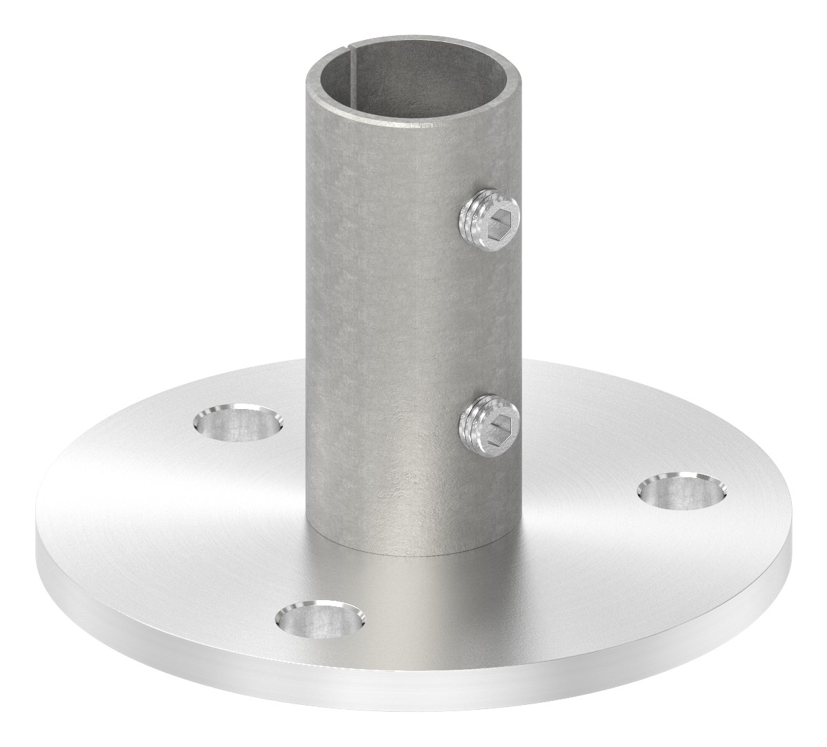 Wand- und Bodenanker, für Rohr 33,7x2,5mm, V2A