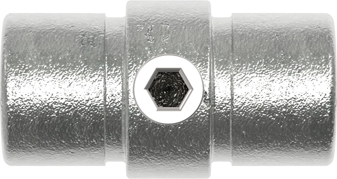 Verbinder, gerade, im Rohr, für Rohr Ø 42,4mm