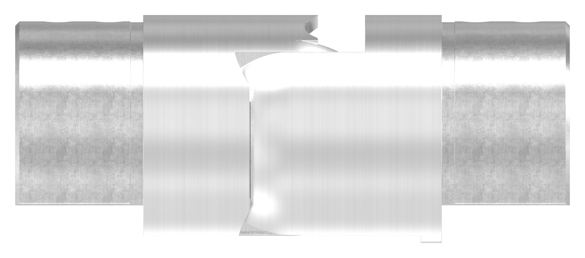 Verbinder flexibel für Nutrohr 60,3mm, V4A