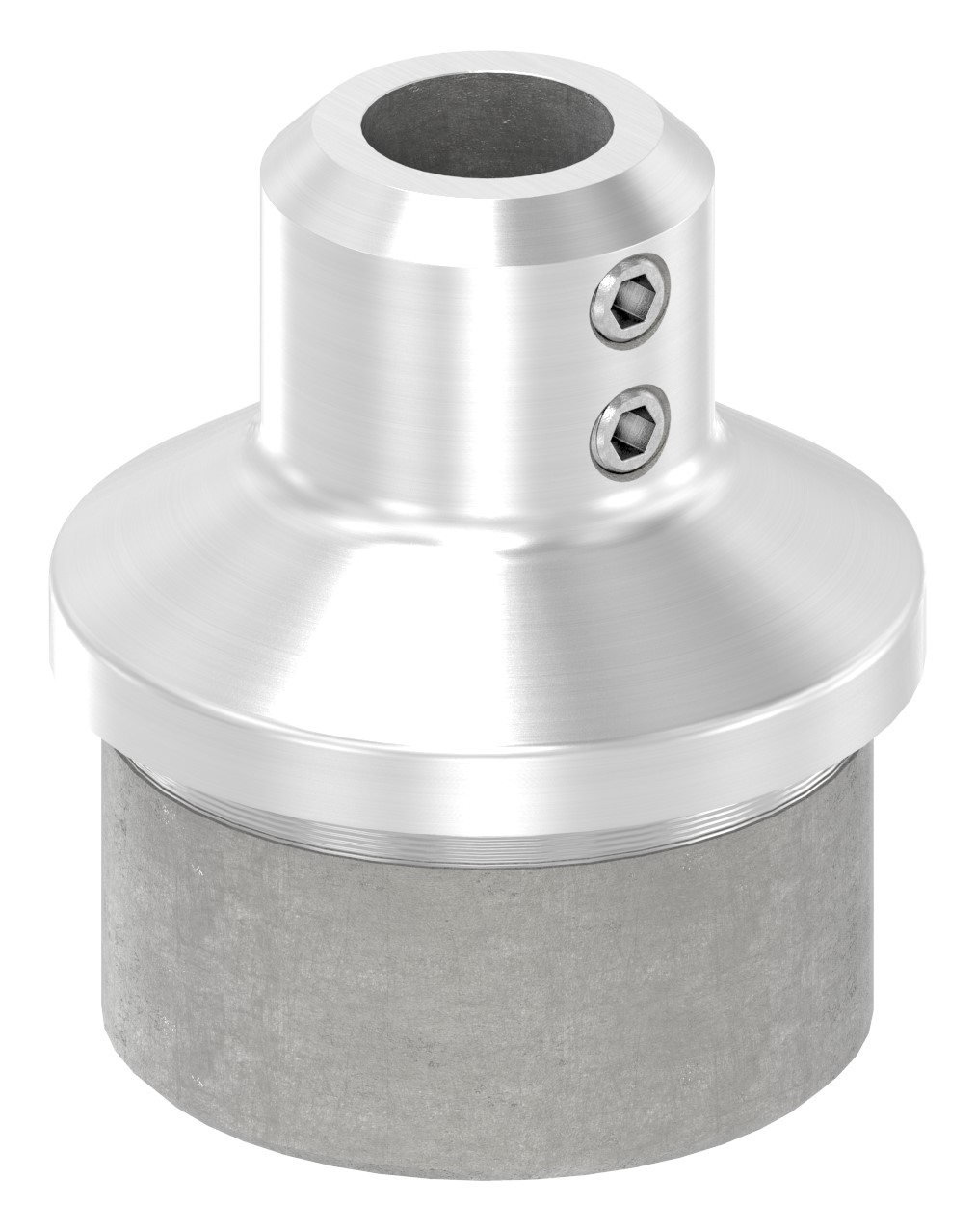 Rohrabschlussstopfen für 42,4x2,5mm, V2A