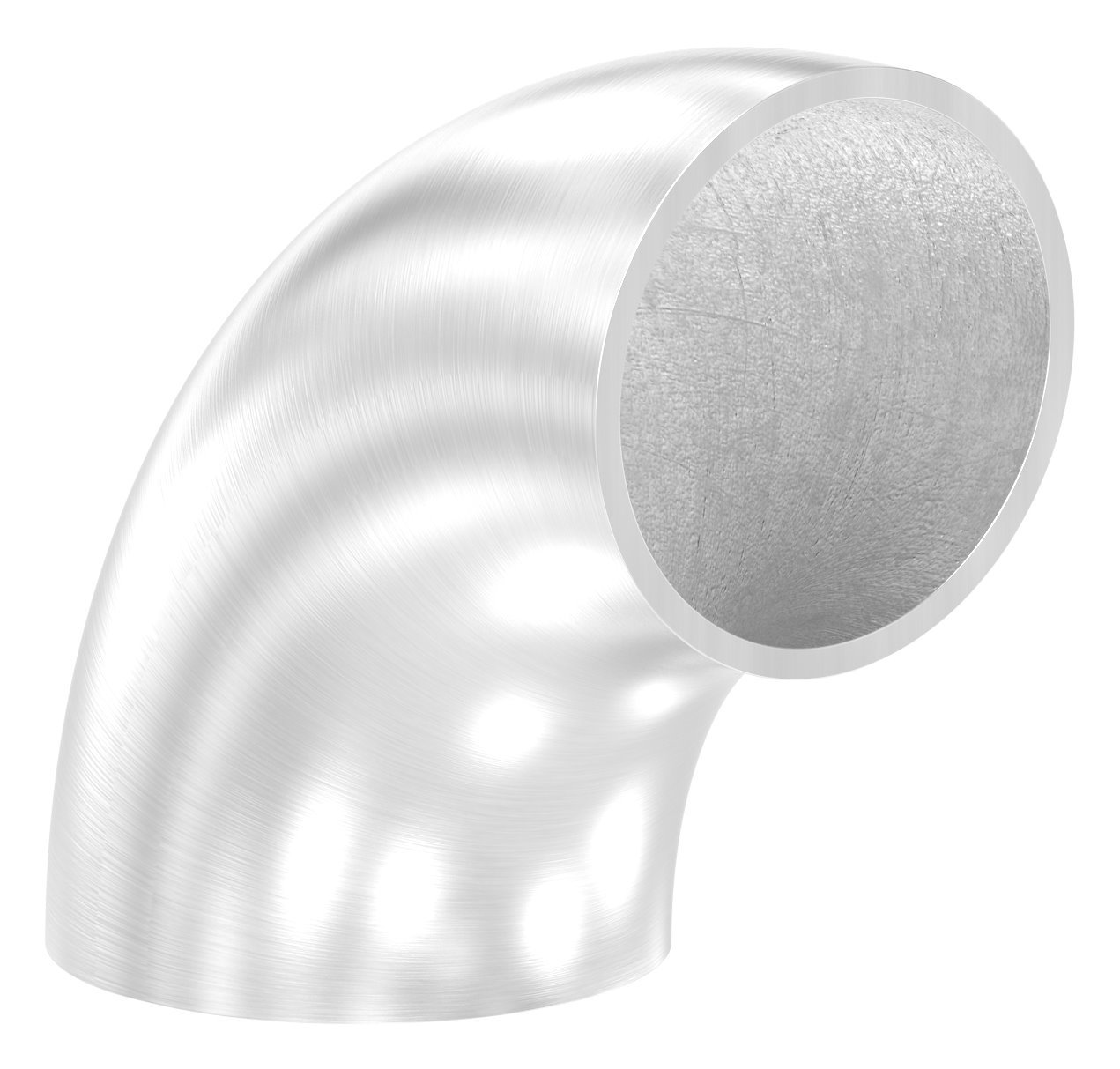 Schweißbogen 90°, 38,0 x 2,0mm, V2A