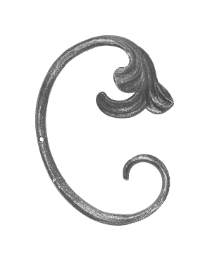 C-Schnecke 10mm, 170x120mm, RE